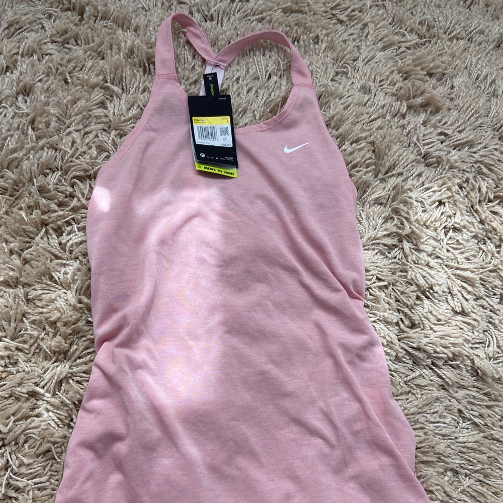 Nike pink exercise tank